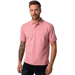 JP 1880, Heren grote maten, poloshirt, piqué, donkerroze, L