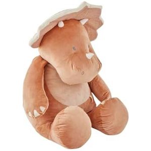 Noukie's - Knuffel - Dino - Poederroze - 80 cm