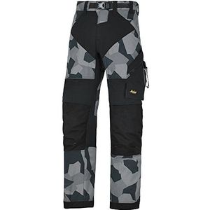 Snickers Workwear 6903 FlexiWork werkbroek, 1 stuk, 212, camouflage-grijs, 69038704212