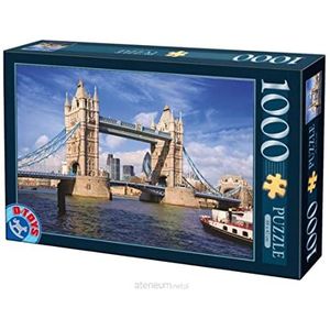 Unbekannt 70609-FP08 D-Toys Puzzel 1000 Stuks Engeland-London: Tower Bridge, Multicolor
