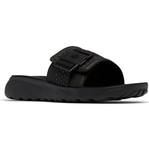 Columbia Men's Peakfreak Roam Slide, Sports and Outdoor Sandals, Black/Oxford Tan, 10