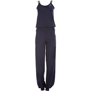 Winshape WJS1 Jumpsuit voor dames, fitness, vrije tijd, sport, yoga, pilates, nachtblauw, S-lang
