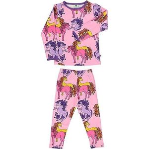 T-shirt, lange mouwen en legging, paard, Sea Pink, 80 cm