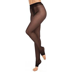 GLAMORY Glamory Toeless 20 teenvrije panty voor dames, zwart, 4XL/Grote Maten