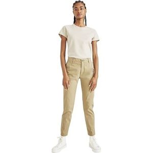 Dockers Weekend Chino Skinny Pants vrijetijdsbroek voor dames, Goud (Harvest Gold), 25