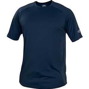 Rawlings Heren Heren Crew Neck Tech Tee Shirt Serie Heren Korte Mouw Shirt (Pack van 1)