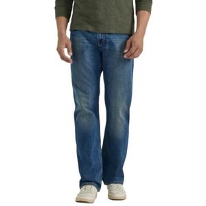 Wrangler Authentics Relaxed Fit Bootcut Herenjeans, Medium Indigo, 40W / 32L