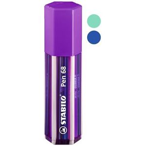 STABILO Pen 68 Premium Viltstift, In Pen Box, Meerkleurig, 20 Stuks