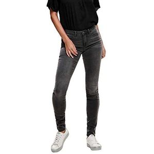 ONLY ONLRoyal Reg Skinny Fit Jeans voor dames, grijs (dark grey denim), (XS) W x 34L