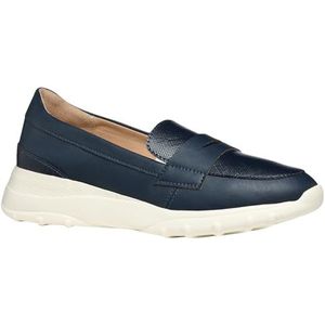 Geox D Alleniee A, mocassin voor dames, Marine., 37 EU