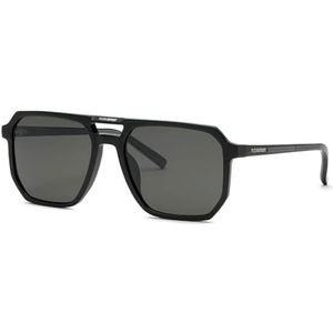 Philipp Plein Sport, SUNGGLASSES, SSP032-58-0700, SHINY BLACK, Male, Zwart, 58