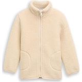 Tom Tailor - Sweatvest - Cloudy Beige - Zonder Capuchon - Ritssluiting