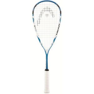 Head Microgel 125 squashracket maat 100, blauw-wit