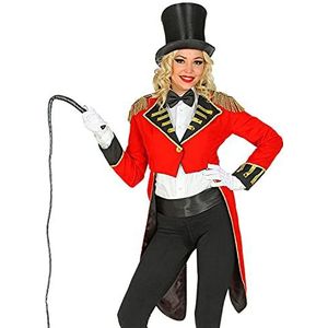 Widmann 48463 Kostuum Circusdirector, Frack, voor dames, carnaval, themafeest, meerkleurig, L