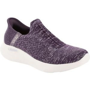 Skechers Dames Relaxed Fit Sport Sneakers, donkerpaars, 38.5 EU
