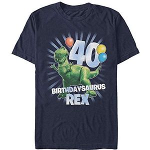 Disney Toy Story 1-3 - Ballon Rex 40 Unisex Crew neck T-Shirt Navy blue 2XL