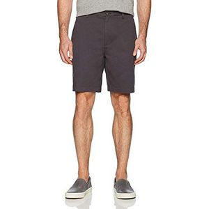 Amazon Essentials Men's Korte broek met binnenbeenlengte van 23 cm en klassieke pasvorm, Grijs, 40