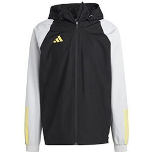 Adidas Tiro 23 C AW JK Herenjas, meerkleurig (zwart/lichtgrijs/geel), S