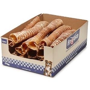 Frigera Luchtpijp 30 cm 10 St. 1000 g – Natuurlijke Hondensnack, Gluten- en Graanvrij, Langdurig Kauwplezier