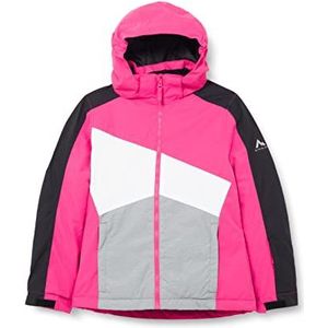 McKINLEY Uniseks Henny ski-jack, roze/wit/gemêleerd, 128 cm