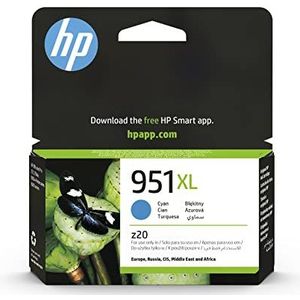 HP 951XL Inktcartridge Cyaan, Hoge Capaciteit (CN046AE) origineel van HP