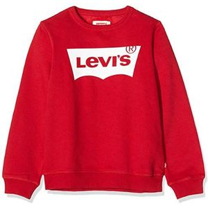 Levi's Kids LVB-BATWING CREWNECK SWEATSHIRT Jongens 10-16 jaar, Levis Rood/Wit, 5 jaar