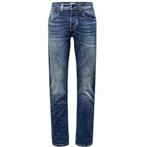 Pepe Jeans Heren Straight Jeans Cash, blauw (Medium Used Denim 000)., 34W x 34L
