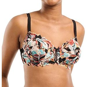 Sans Complexe, Brazerse beha, Arum Mosaic, IYH Grafische Zwarte En Multico Print, 80C