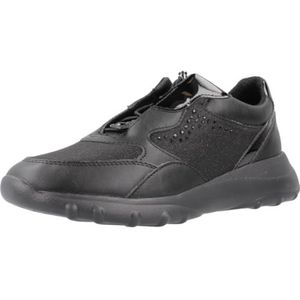 Geox D Alleniee B Sneakers voor dames, zwart, 39 EU