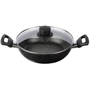 BALLARINI Vipiteno ovenschaal met deksel, anti-aanbak ovenschaal, aluminium, rond, 24 cm