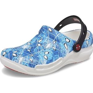 Crocs Unisex Bistro Graphic Klomp Klomp, Spider Man Wit, 12 UK