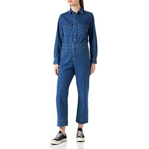 7 For All Mankind JSLER510BS overalls, Mid Blue, M