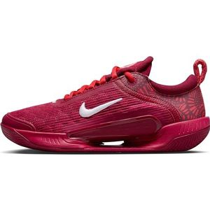 NIKE W Zoom Court Nxt Cly, Lage Vrouw, Noble Red White Ember Glow, 40 EU