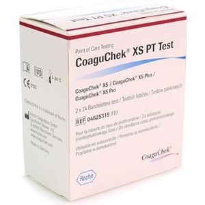 CoaguChek - XS - PT Teststrips - 2 x 24 stuks