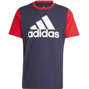 adidas Heren Essentials Single Jersey Big Logo T-shirt met korte mouwen, XS