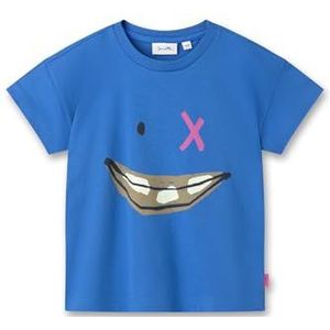 Sanetta T-shirt met korte mouwen voor jongens, 100% biologisch katoen, blue aqua, 92 cm