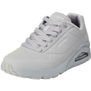 Skechers Uno - Stand on Air Sneaker heren, Light Grey Durabuck Mesh, 48 EU