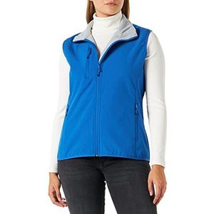 CliQue Dames Softshell Vest Gilet Outdoot, Blauw (Royal Blue), XS