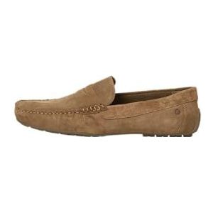 JACK & JONES Jfwjensen Suede Loafer Slippers voor heren, cognac, 41 EU
