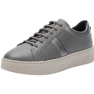 Geox D Skyely A sneakers voor meisjes, donkergrijs (dark grey), 36 EU