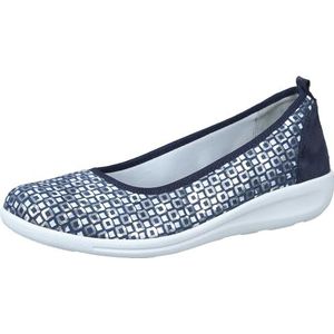 Comfortabel Dames 940448-05 slipper, 37 EU breed, blauw, 37 EU Breed