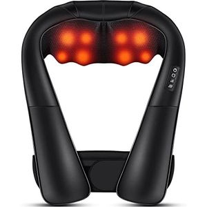 Massagekussen - Ergonomisch - 1,5 m Riem - 1,2 m Autolaadkabel - 1,8 m Oplaadkabel