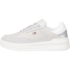 Tommy Hilfiger - Essent Basket Sneaker - Grijs - Leer