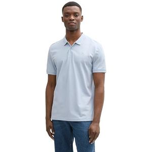 TOM TAILOR Denim Poloshirt voor heren, 35249, lichtgrijs, XXL