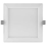 LEDVANCE Downlight LED: voor plafond/muur, DOWNLIGHT SLIM SQUARE / 6 W, 220…240 V, stralingshoek: 120, mooi daglicht, 6500 K, body materiaal: polycarbonate (pc), IP20