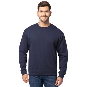 Fruit of the Loom Eversoft Vochtafvoerend fleecesweatshirt voor heren, Donkerblauw, 3XL