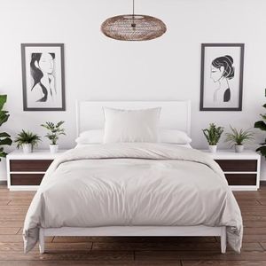 Tijdloos Bohème beddengoed, ecru, 140 x 200 cm