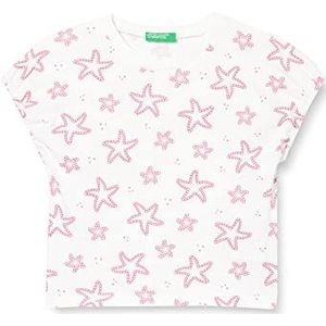 United Colors of Benetton T-shirt 3MBKG1099, legergroen 83B, 82 meisjes, militair groen 83b