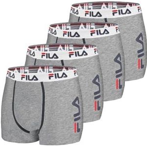 Fila Boxershorts voor heren, katoen, ademend, stretch (4 stuks), maat M, Gr, M