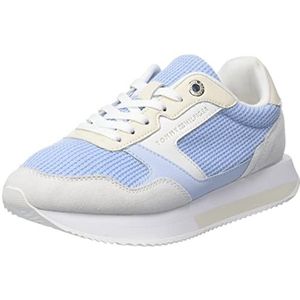 Tommy Hilfiger Essential Mesh Runner Sneaker voor dames, Blauw, 40 EU